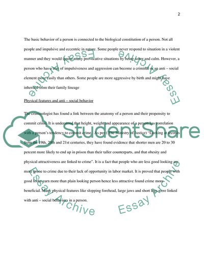 Do genes cause anti social behavior