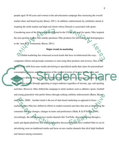 Nike Just Do it advertising campaign analysis