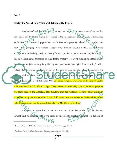 Land law essay