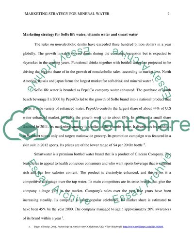 Marketing Strategy for SoBe Life Water