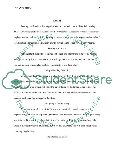 Using a Reading Checklist