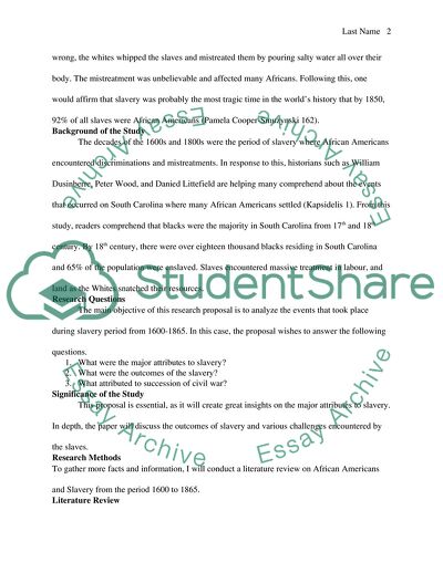 African Americans and Slavery The Start of Slavery