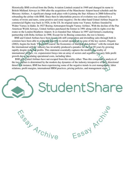 The Operational Strategies of the Global Airline Industry