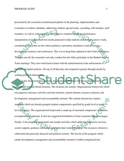 The Guidance and Counseling Department of Canyon High School