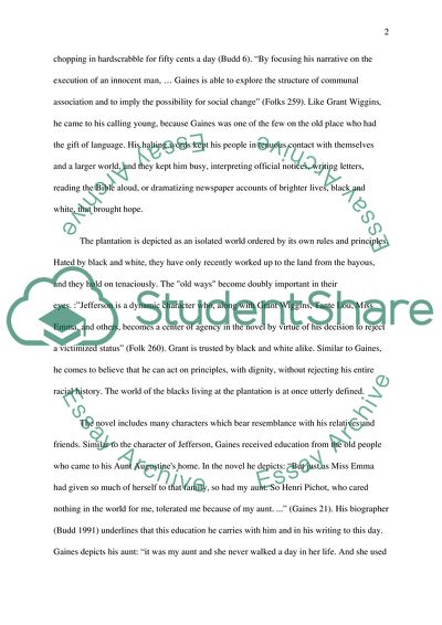 A Lesson before Dying by Earnest Gaines