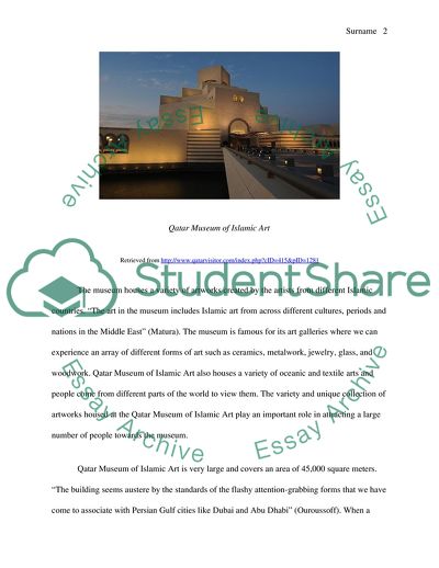 The Purpose of the Qatar Museum of Islamic Art