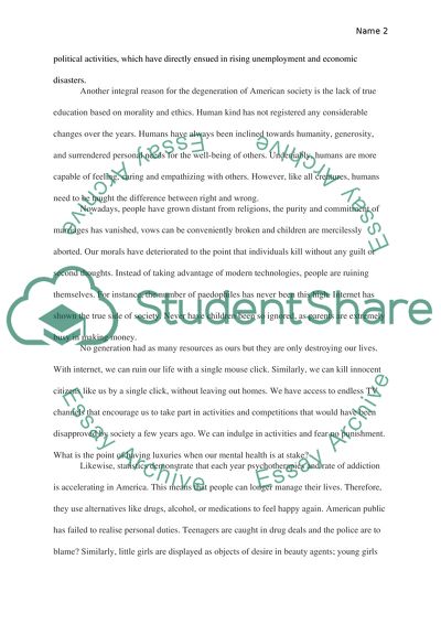 Is American Society Getting Better or Worse