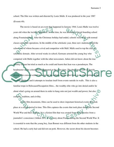 Films as Essential Tools of National Historical Analysis