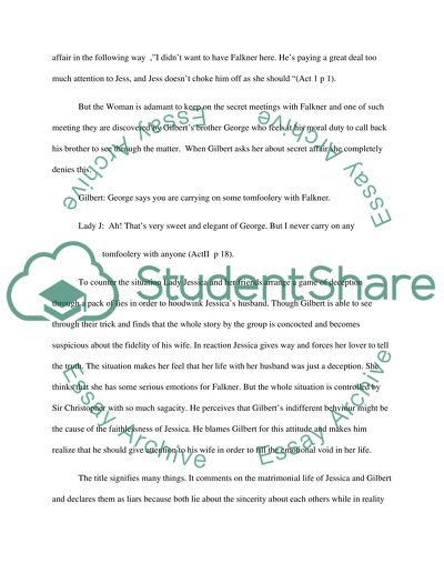 The Liars by Henry Arthur Jones