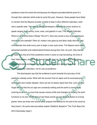 Dooms Day Scenarios (the validity of these predictions will ever happen)