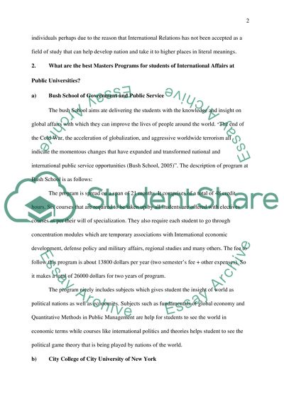 Are There Grants for People Pursuing International Affairs Program