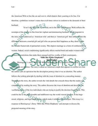 The Connotation Short Story Cat In The Rain By Hemingway