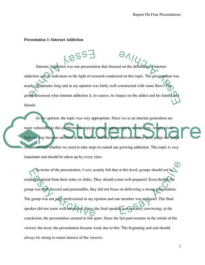 Internet Addiction and Its Indicators