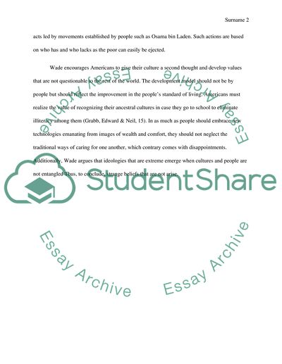 SUMMARY OF THE TICKING BOMB