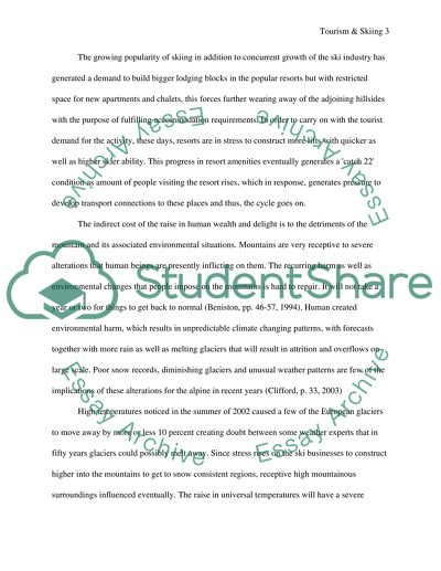 The Impact of Skiing and Tourism on Mountain Environments
