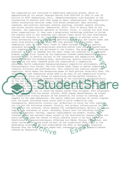 The Business, Its Mission and Its Strategy