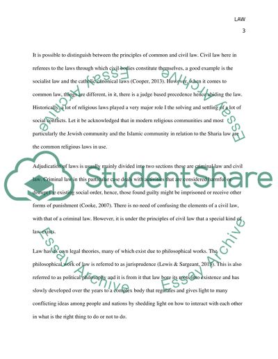 Law and Some Questions