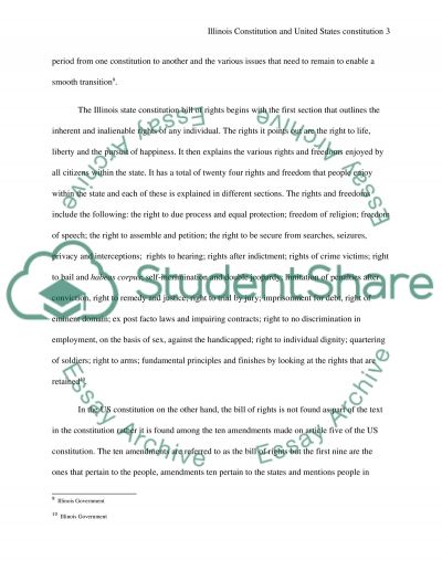 Essay about the constitution of the united states
