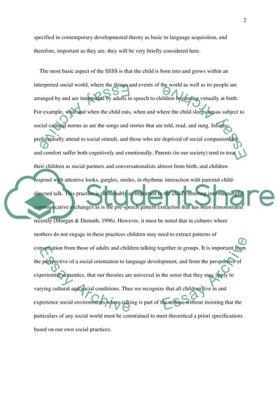 Collegehow childhood affects adulthood essay