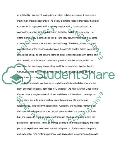 Raymond Carvers Short Stories