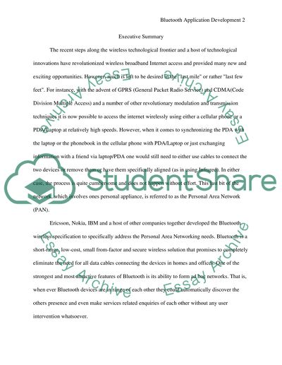 Bluetooth Application Development