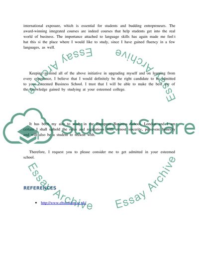 European School of Business in London