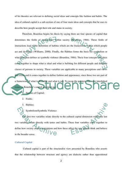 Cultural Hierarchies in Popular Fashion