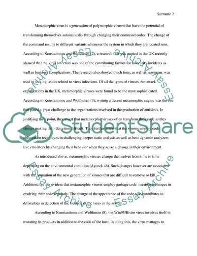 Computer Virus and Economic System