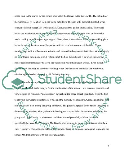 Independent Film Analysis