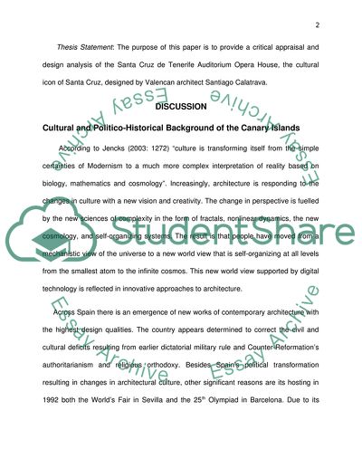 Features Of Tenerife Opera House Building Structure