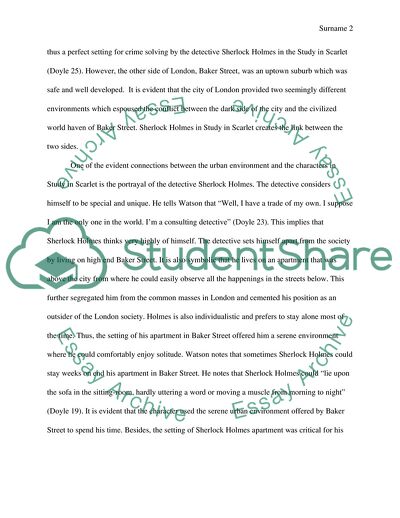 Analysis of Study in Scarlet by Arthur Doyle