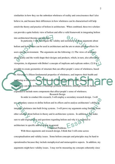 Holism in Architecture