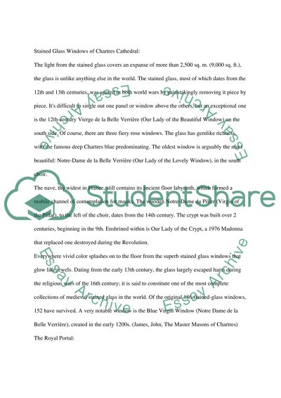 Meaning of Innovations and Traditions in Chartres Cathedral