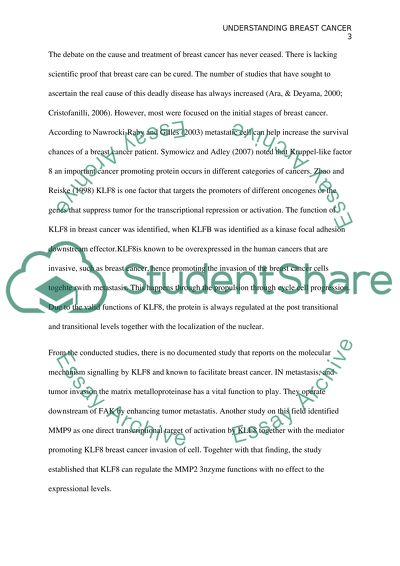 Understanding Breast Cancer