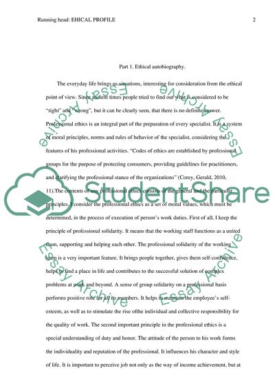 Social Influence on the Ethical Values