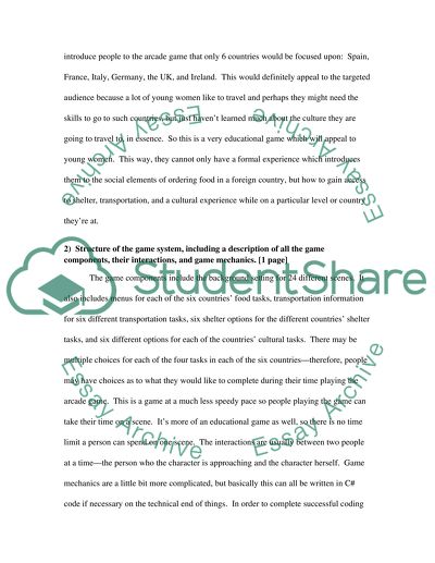 Games Development and Architectures