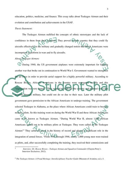 Tuskegee airmen: United States Air Force