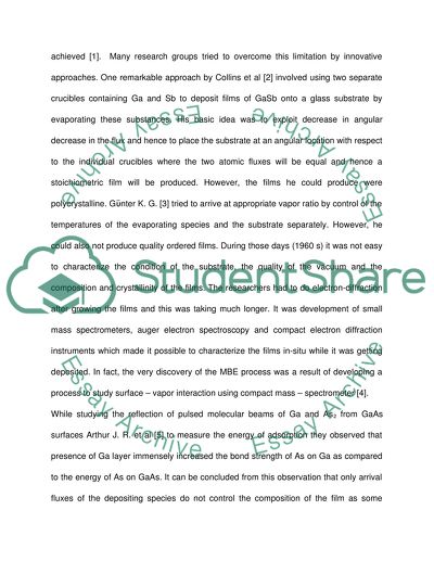 Basics of Molecular Beam Epitaxy