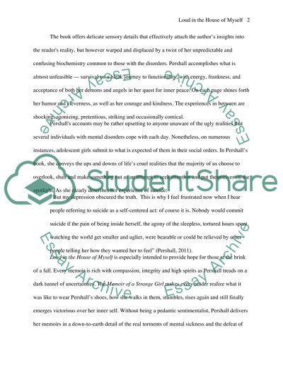 Book Review of Stacy Pershalls Loud in the House of Myself: Memoir of a Strange Girl