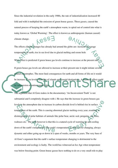 Analysis of Globel Warming