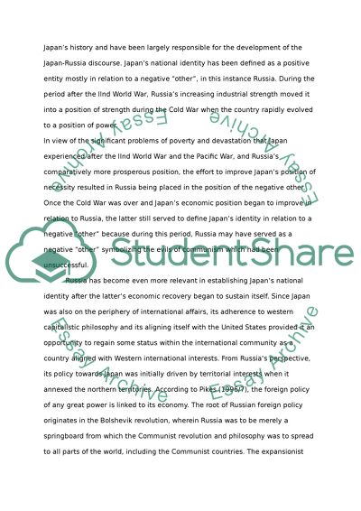 Russias Foreign Policy with Japan