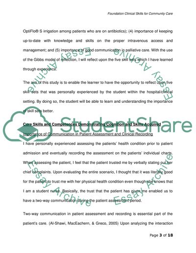 Foundation clinical skills for community care