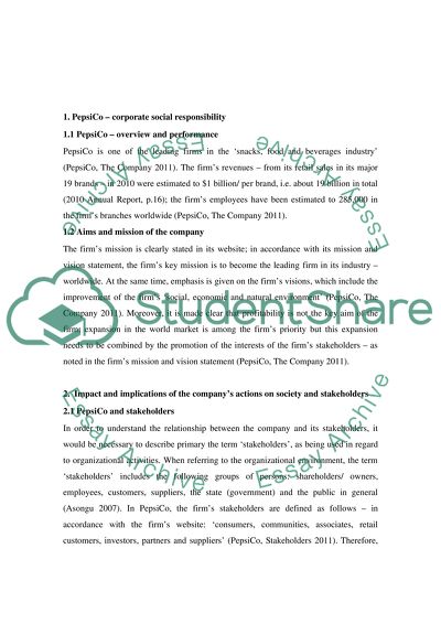 Corporate Social Responsibility