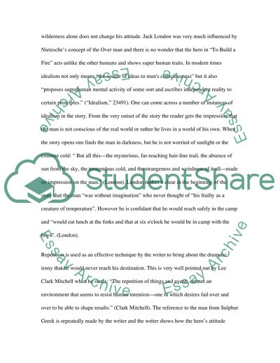 Jack London as an Idealist Writer