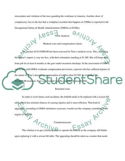 Invastigation report