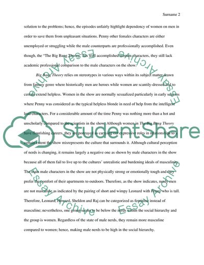 Media and Gender Stereotypes in The Bing Bang Theory