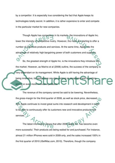 Apple Inc - Companys Vision and Strategy