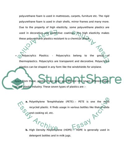 The Use Of Recycled Plastics As Structural Elements In Construction