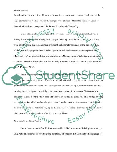 Ticketmaster Merges with Live Nation