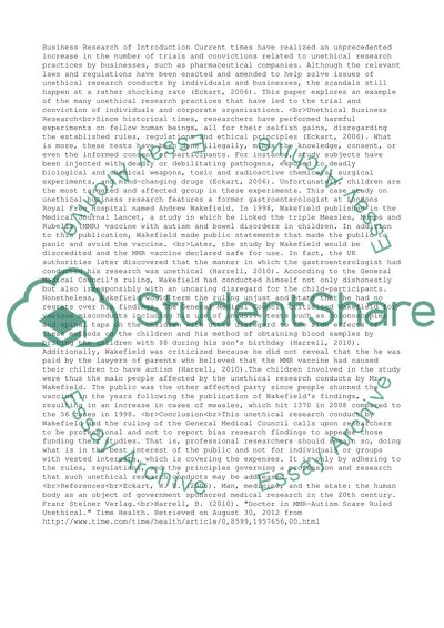 Unethical Practices Led to the Trial and Conviction of Individuals and Corporate Organizations